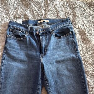 Levi's Blue Straight Leg Jeans Classic Fit